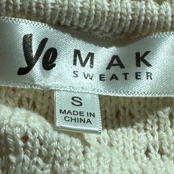 NWT Classic Waffle Knit Cardigan - Cream - Picture 5 of 6